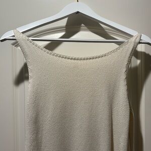 Grade & Gather Ivory Knit Dress